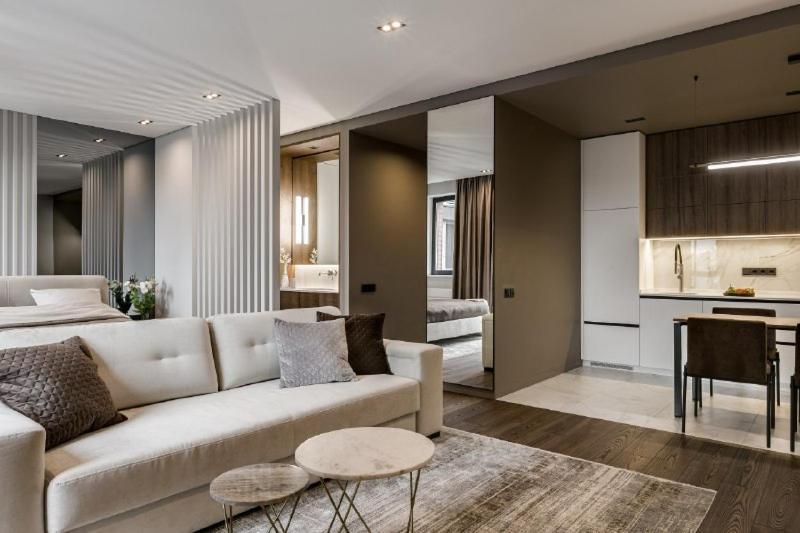 Classy Studio In Chicago, A Luxurious Condo Kiev Bagian luar foto